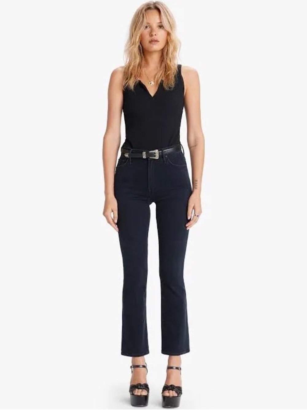 MOTHER Insider Ankle Jeans